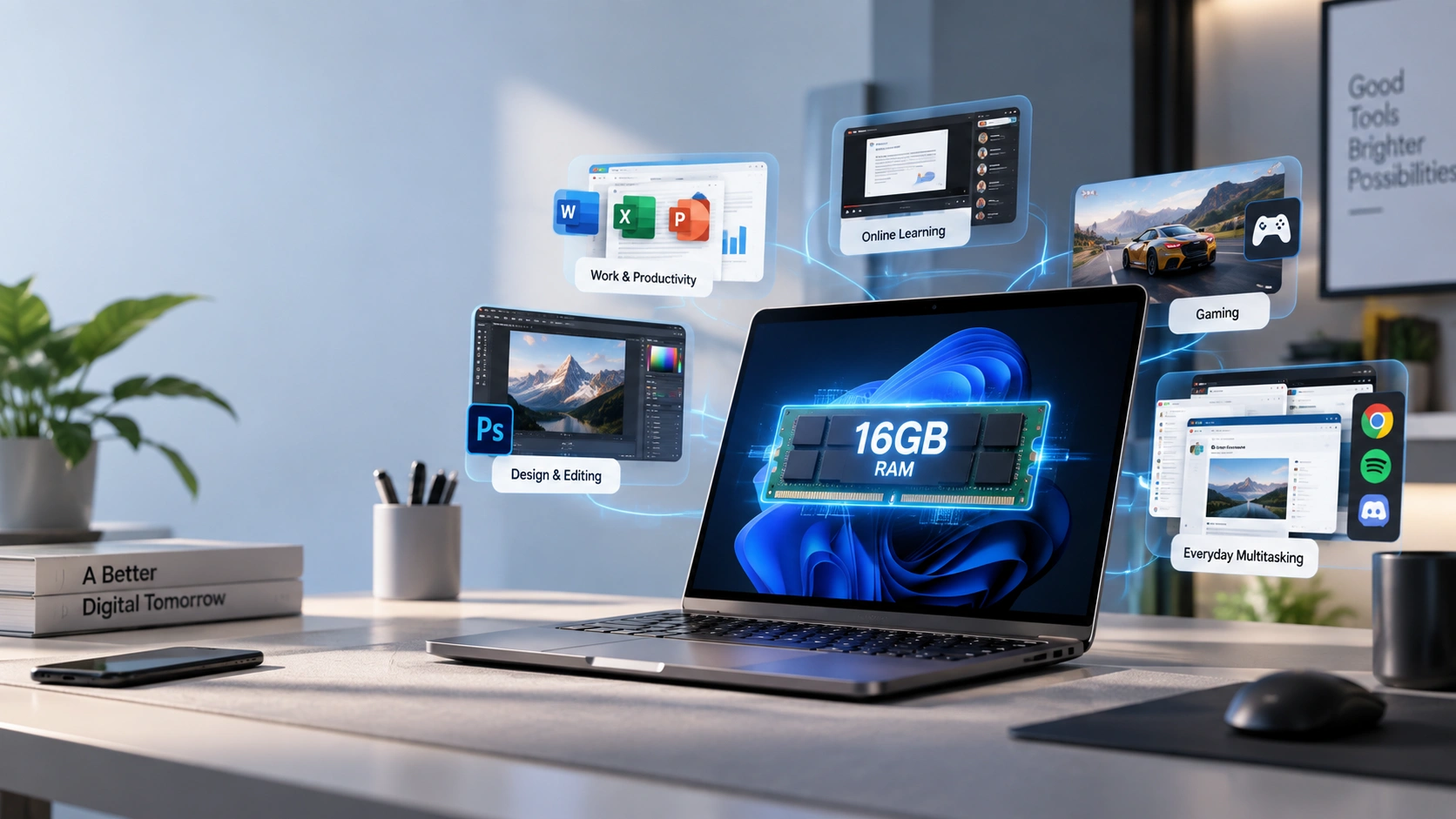 RAM 16GB cukup untuk apa