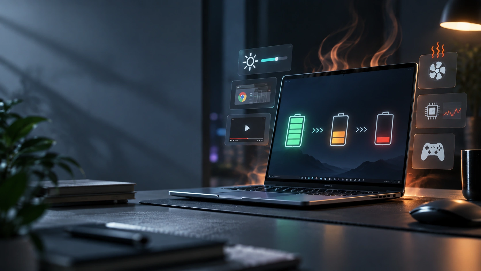 kenapa baterai laptop cepat habis