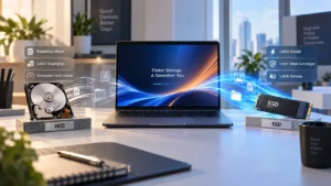 perbedaan SSD dan HDD laptop