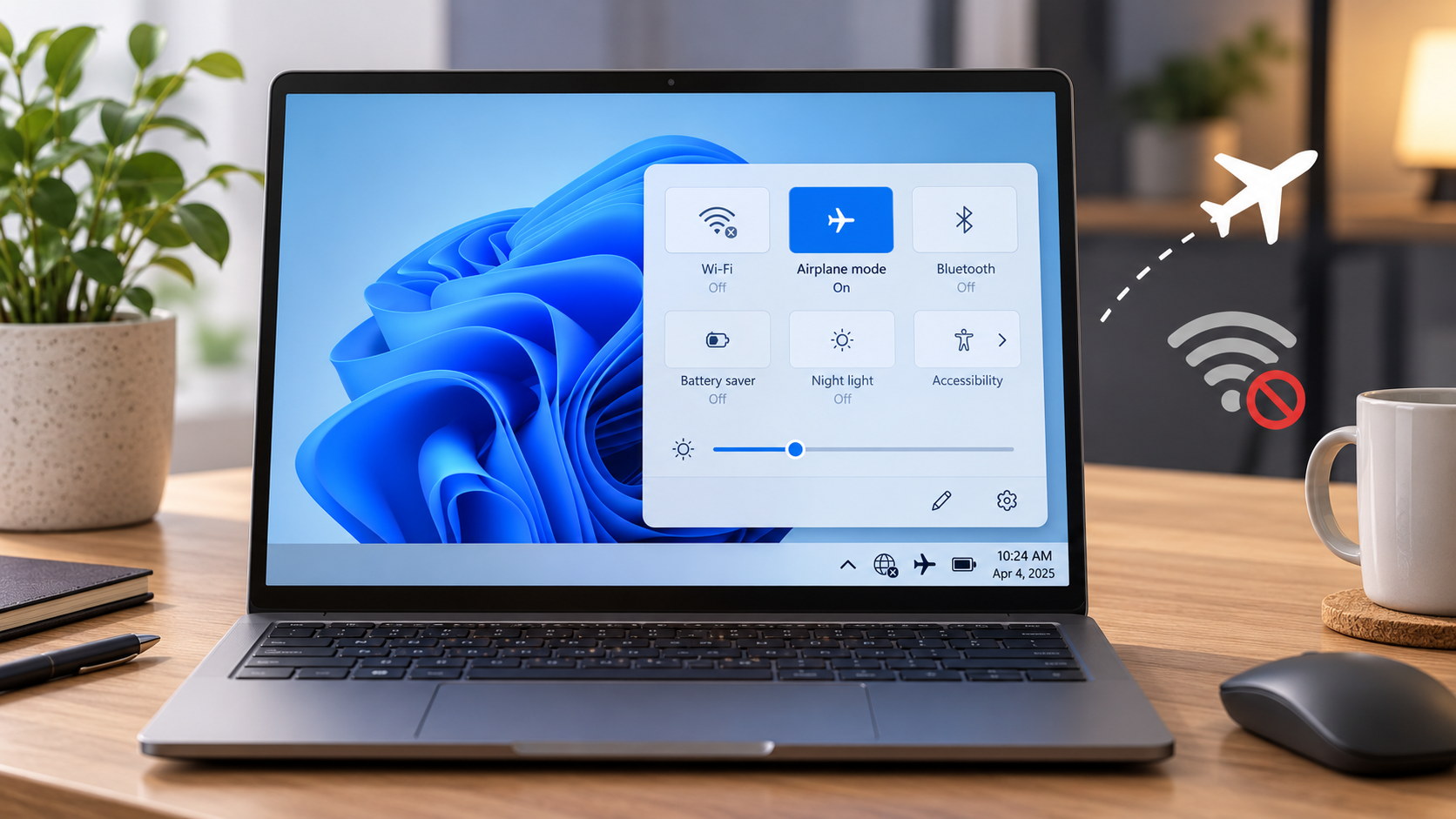 Fungsi Airplane Mode di Laptop