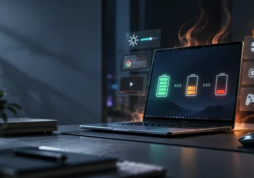 kenapa baterai laptop cepat habis